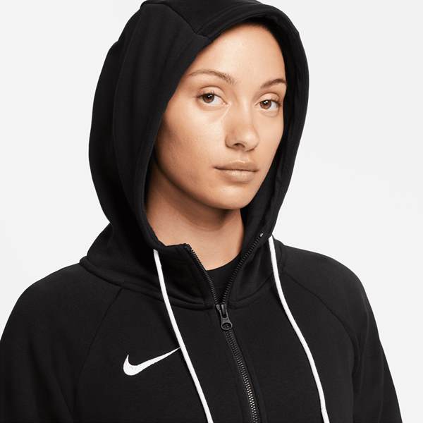 Nike Womens Park 20 Black/White Full Zip Fleece Hoody